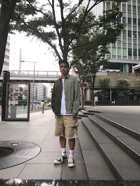 macoさん（メンズ・180cm）の夏コーディネート