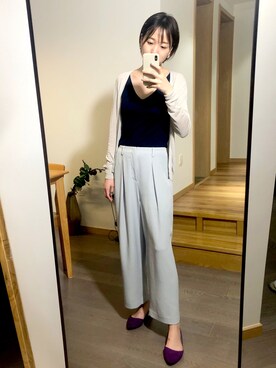 「FREE'S MART（フリーズマート）のアイテム（スリッポン）」を使った、是阿金诶_(かな)さん（レディース・163cm）の夏コーディネート