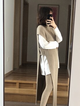 是阿金诶_(かな)さん（レディース・163cm）の春コーディネート