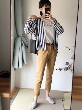 是阿金诶_(かな)さん（レディース・162cm）の春コーディネート