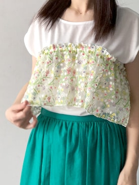 「PICCIN(PICCIN)」｜PICCINさん（レディース・157cm）の春コーディネート