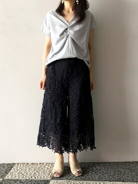 「PICCIN(PICCIN)」｜PICCINさん（レディース・157cm）の夏コーディネート