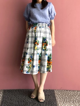 「PICCIN(PICCIN)」｜PICCINさん（レディース・157cm）の夏コーディネート