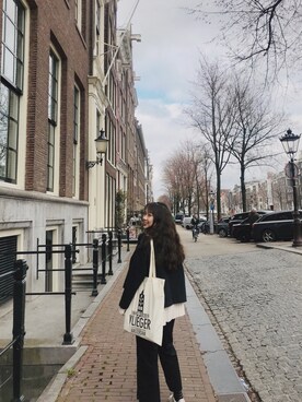 「MAXMARA WEEKEND LINE（マックスマーラウィークエンドライン）のアイテム」を使った、Li Ming Huiさん（レディース・158cm）の秋コーディネート
