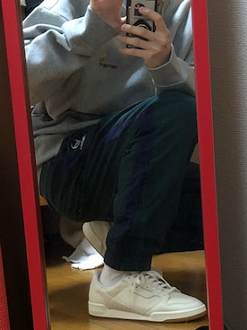 「アイテム（MA-1）」を使った、fresinonoさん（メンズ・174cm）の冬コーディネート