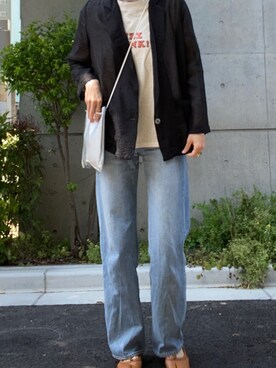 CLANE(クラネ)の「SECOND WIDE DENIM P/T(デニムパンツ)」 - WEAR