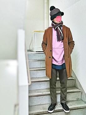 「RAGEBLUE（レイジブルー）のアイテム（その他小物）」を使った、sakai072さん（メンズ・181cm）の冬コーディネート