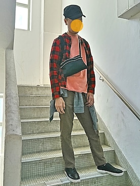 「RAGEBLUE（レイジブルー）のアイテム（その他小物）」を使った、sakai072さん（メンズ・181cm）の冬コーディネート