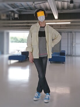 「RAGEBLUE（レイジブルー）のアイテム（キャスケット）」を使った、sakai072さん（メンズ・182cm）の秋コーディネート