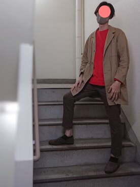 「RAGEBLUE（レイジブルー）のアイテム（その他アウター）」を使った、sakai072さん（メンズ・182cm）の秋コーディネート