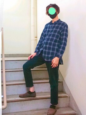 「RAGEBLUE（レイジブルー）のアイテム（キャスケット）」を使った、sakai072さん（メンズ・182cm）の秋コーディネート