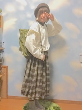 moonちゃん。さん（レディース・154cm）の冬コーディネート