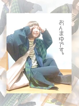 「±0（プラスマイナスゼロ）のアイテム」を使った、moonちゃん。さん（レディース・154cm）の冬コーディネート