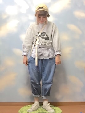 moonちゃん。さん(レディース・154cm)の春コーディネート