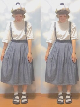 moonちゃん。さん（レディース・154cm）の夏コーディネート