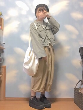 moonちゃん。さん(レディース・154cm)の秋コーディネート