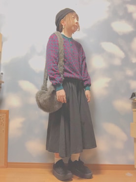 moonちゃん。さん（レディース・154cm）の秋コーディネート