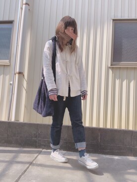 moonちゃん。さん（レディース・154cm）の春コーディネート