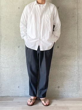 「NEAT（ニート）のアイテム」を使った、minimal +αさん（メンズ・173cm）の春コーディネート