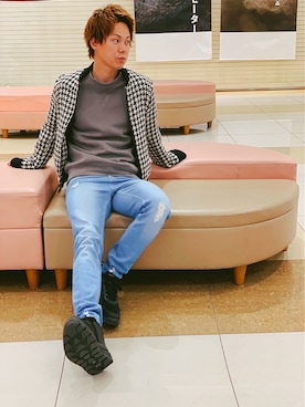 「アイテム（ブルゾン）」を使った、Shotaroさん（メンズ・165cm・30代）の秋コーディネート