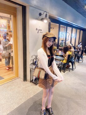 「Slightly Numb（スライトリーナム）のアイテム」を使った、Yoyokoさん（レディース・164cm）の冬コーディネート