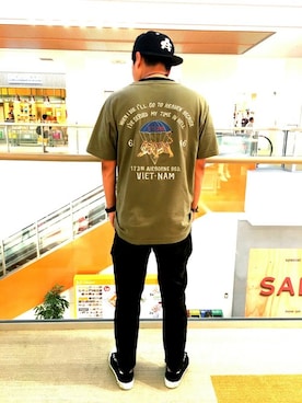 松下晋弥さん(メンズ・168cm)の夏コーディネート