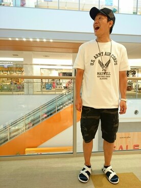 松下晋弥さん(メンズ・168cm)の夏コーディネート