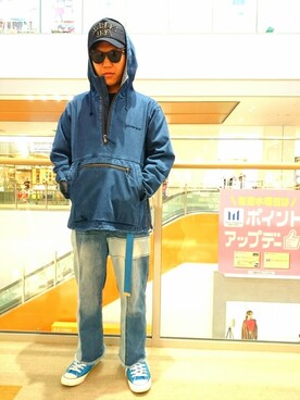 松下晋弥さん（メンズ・168cm）の夏コーディネート