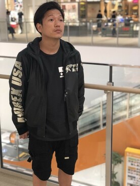 松下晋弥さん（メンズ・168cm）の夏コーディネート