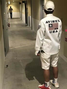 松下晋弥さん（メンズ・168cm）の夏コーディネート