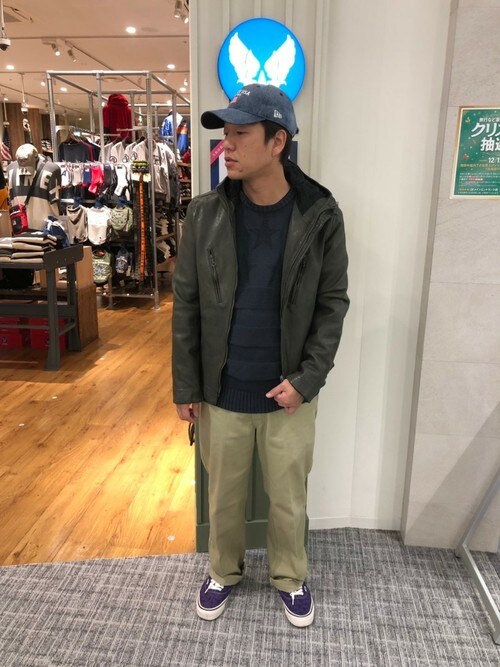 AVIREXららぽーと名古屋松下晋弥さんの「(|)」を使ったコーディネート