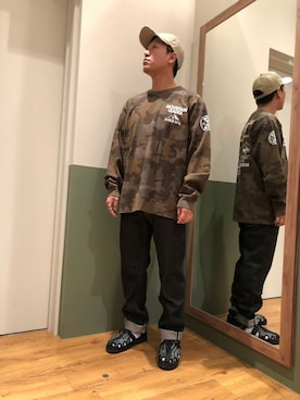 「PREORDER」｜松下晋弥さん（メンズ・168cm）の夏コーディネート