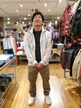 松下晋弥さん（メンズ・168cm）の秋コーディネート