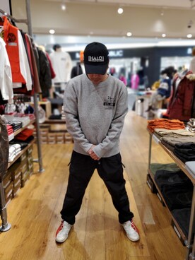 松下晋弥さん(メンズ・168cm)の冬コーディネート