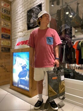 松下晋弥さん(メンズ・168cm)の春コーディネート