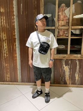 松下晋弥さん（メンズ・168cm）の春コーディネート