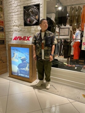 松下晋弥さん（メンズ・168cm）の夏コーディネート