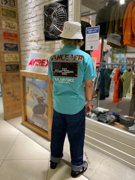 松下晋弥さん（メンズ・168cm）の夏コーディネート