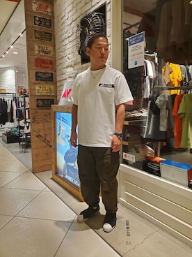 「キャンペーン」｜松下晋弥さん（メンズ・168cm）の夏コーディネート