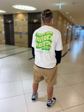 松下晋弥さん（メンズ・168cm）の夏コーディネート