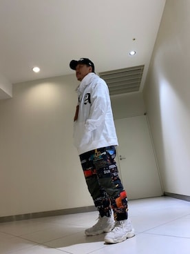 松下晋弥さん（メンズ・168cm）の秋コーディネート