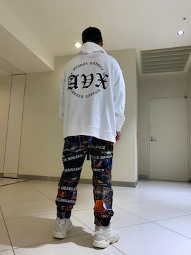 松下晋弥さん（メンズ・168cm）の秋コーディネート