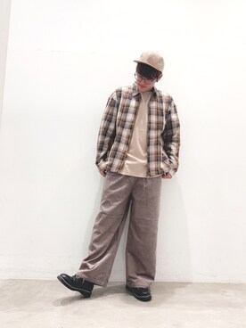 「koe（コエ）のアイテム（ブルゾン）」を使った、  Ryoji Shimizuさん（メンズ・172cm）の秋コーディネート