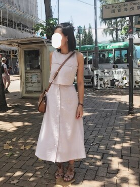 「INUOVO（イヌーボ）のアイテム」を使った、ｊｙさん（レディース・163cm）の夏コーディネート