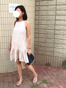 「INUOVO（イヌーボ）のアイテム」を使った、ｊｙさん（レディース・163cm）の夏コーディネート
