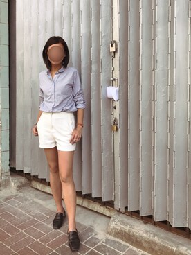 「holiday」｜「アイテム（ローファー）」を使った、ｊｙさん（レディース・163cm）の春コーディネート