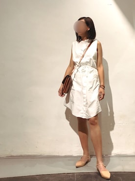 「working style」｜「アイテム（シャツワンピース）」を使った、ｊｙさん（レディース・163cm）の夏コーディネート