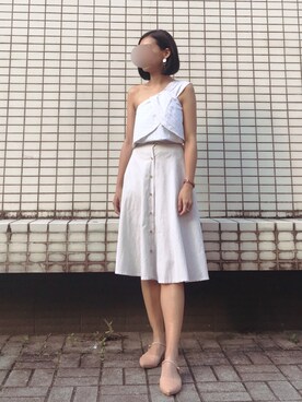 「summer style」｜「アイテム（パンプス）」を使った、ｊｙさん（レディース・163cm）の夏コーディネート