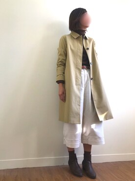 「working style」｜「アイテム（トレンチコート）」を使った、ｊｙさん（レディース・163cm）の春コーディネート