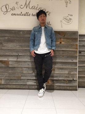 「TYPE BLUE（タイプブルー）のアイテム（ジャケット/アウター）」を使った、toshioさん（メンズ・168cm）の春コーディネート